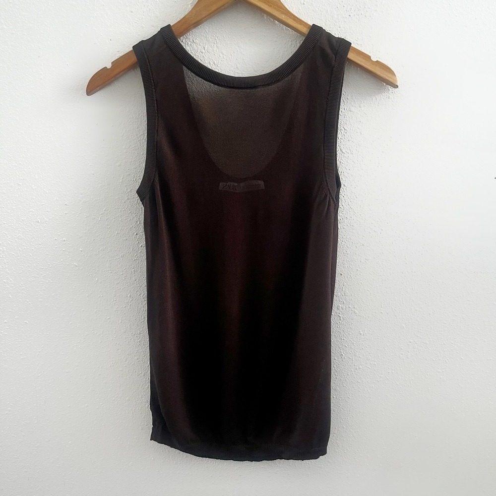 ZARA Fine Semi Sheer Knit Top Size Medium